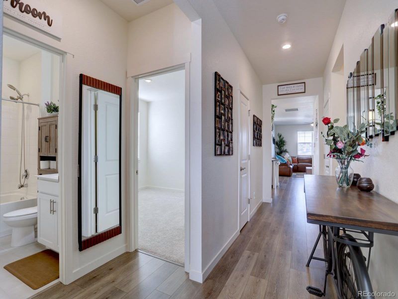 Furnished interior view inside a new home in Crystal Valley Pine Ridge, Castle Rock (Image 6).