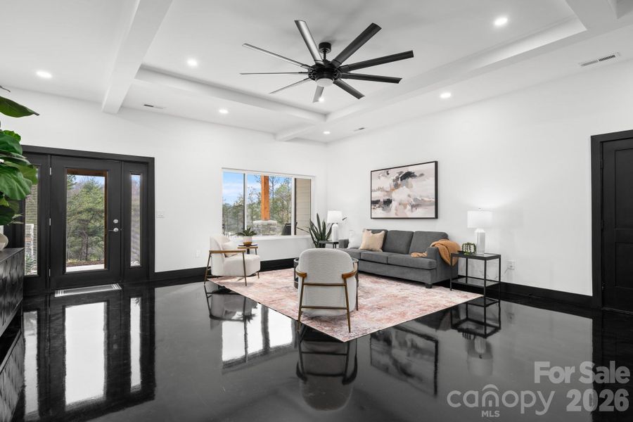 Lower level entrance, family room, game room, with half bath Lower level entrance, family room, game room, with half bath