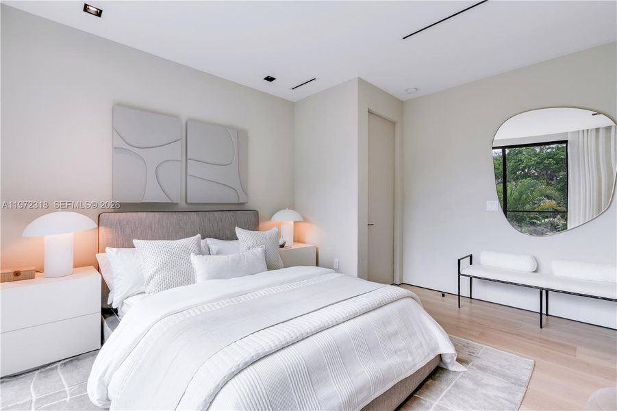 Furnished interior view inside a new home in , Miami (Image 11).