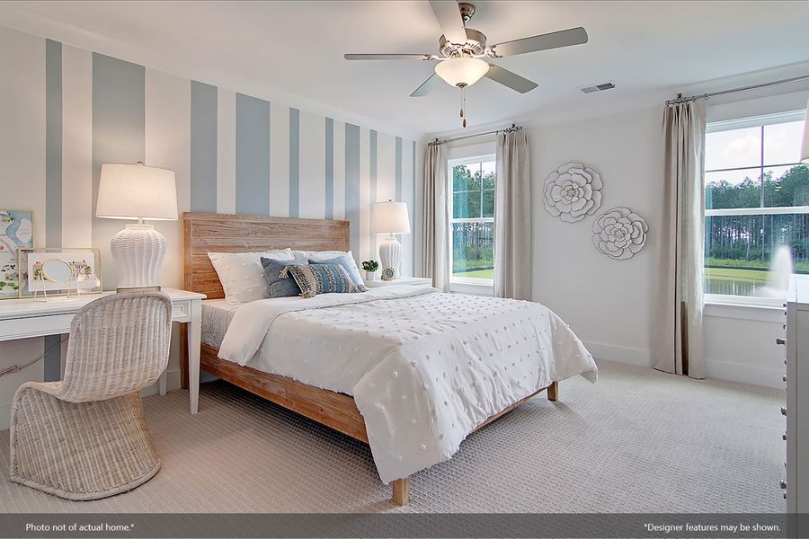 Furnished interior view inside a new home in Indigo at Abbey Preserve, Wilmington (Image 12).