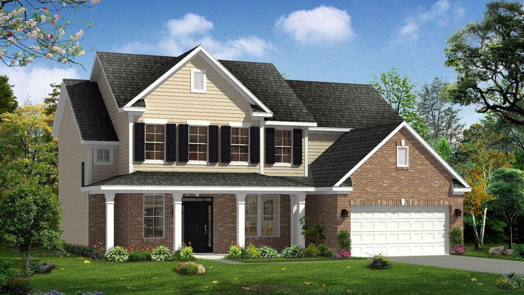 Image 5 representing the Arlington by DRB Homes in Blake Pond, Lillington, NC.