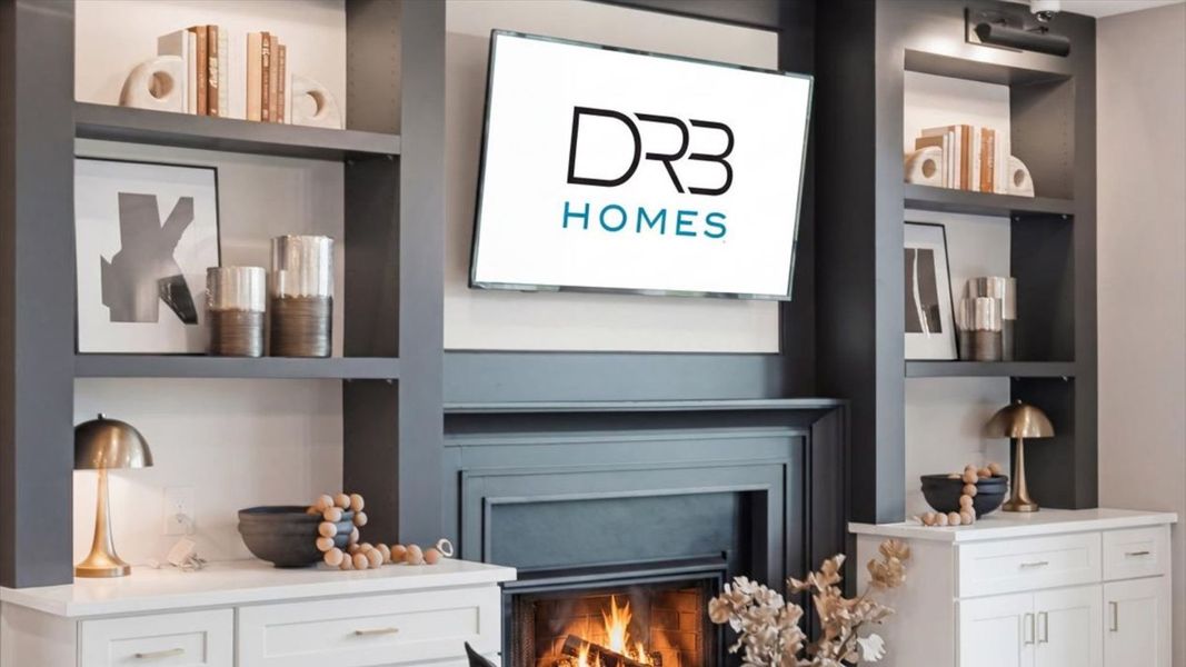 Representative furnished interior of a home built from the Stonefield - Side Entry by DRB Homes in Brighton, Locust Grove (Image 6).