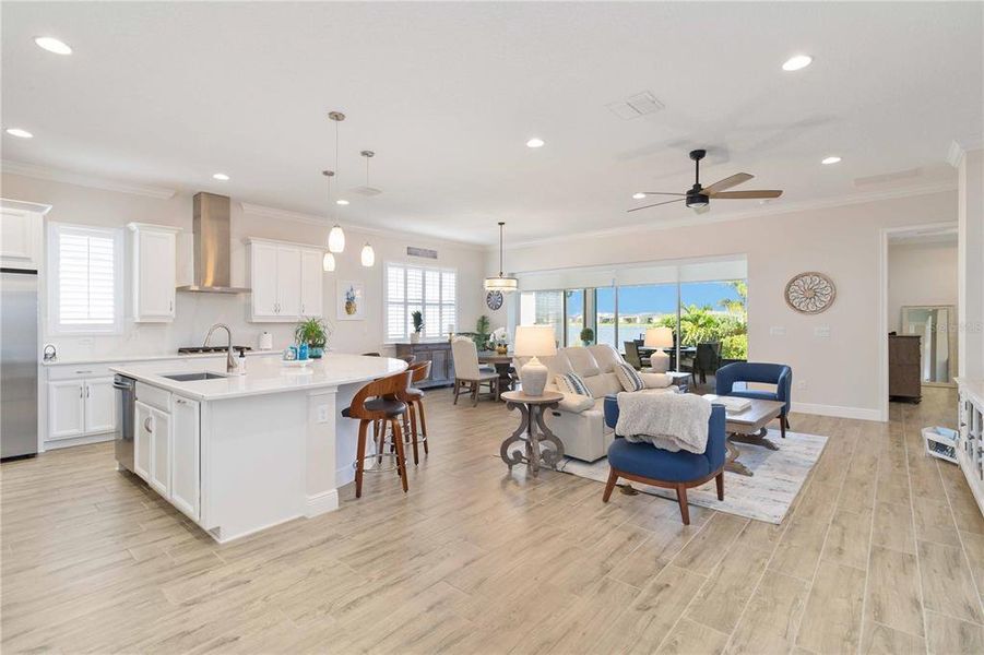 Furnished interior view inside a new home in , St. Cloud (Image 13).