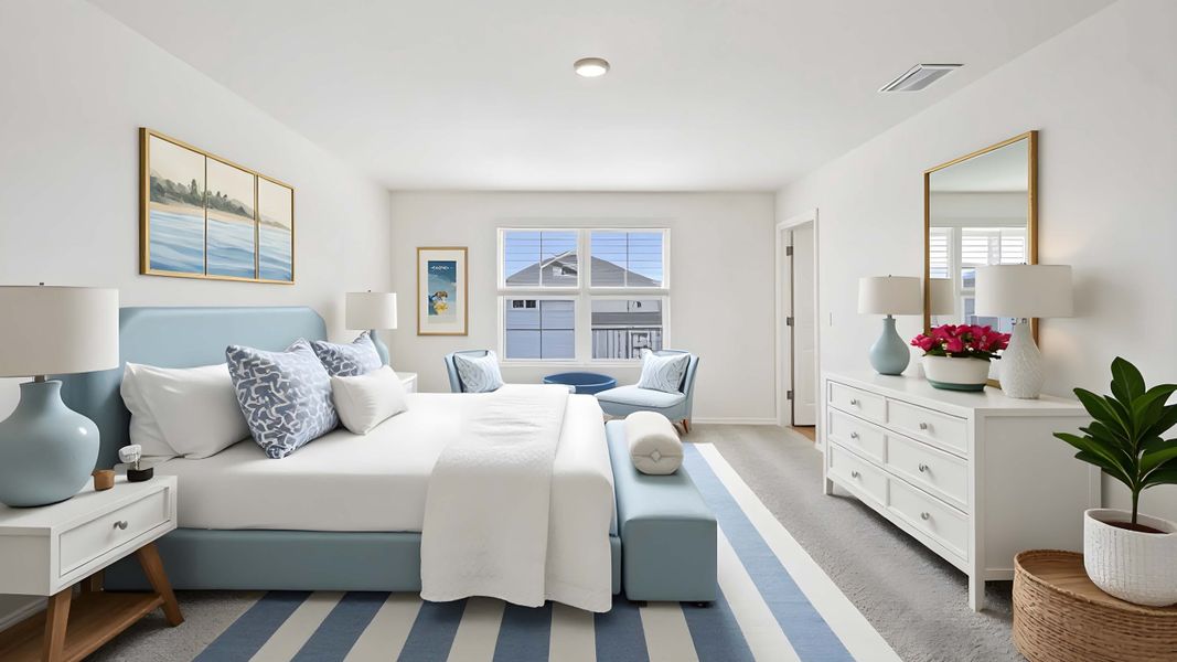 Furnished interior view inside a new home in Sandal Key, Weeki Wachee (Image 8).
