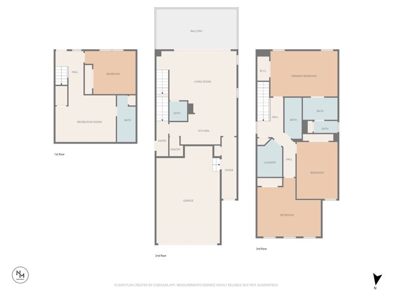2D floor plan layout of this home in Ridgecrest at Whites Creek, Whites Creek, TN (Image 5).
