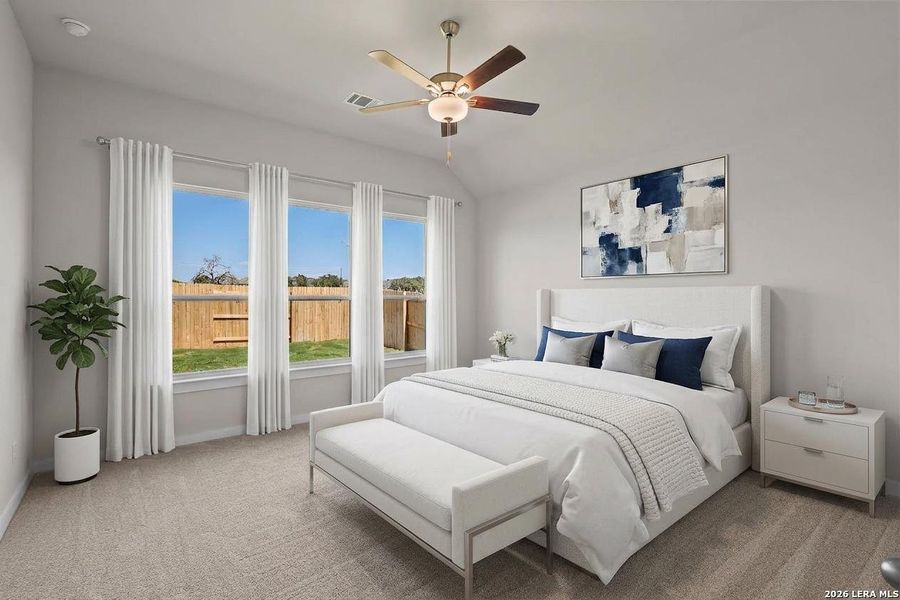 Furnished interior view inside a new home in Buffalo Crossing, Cibolo (Image 16).