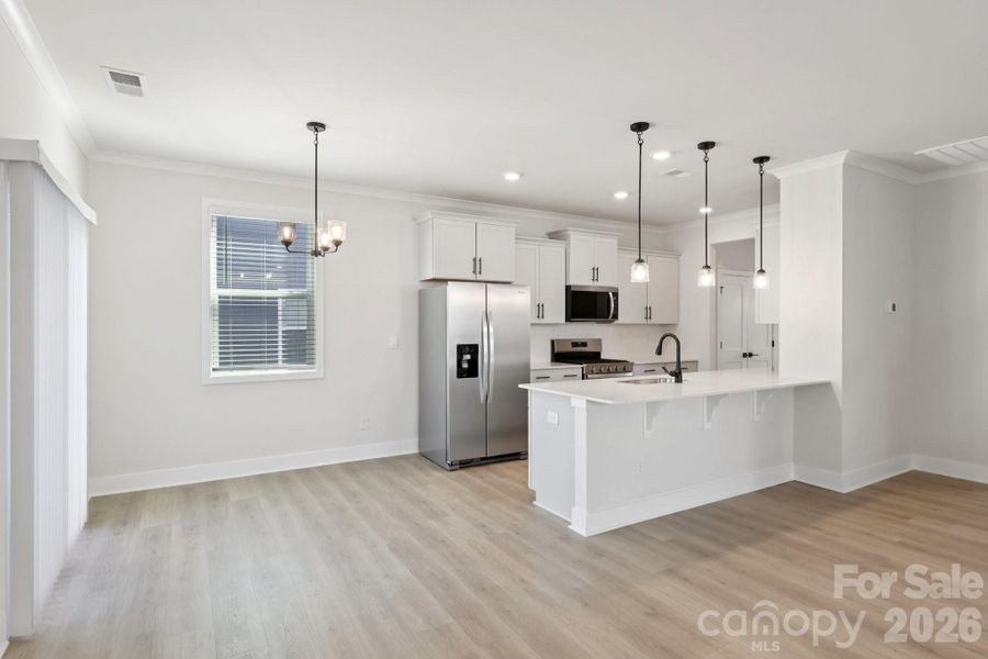 Furnished interior view inside a new home in Oak Grove Hill, Huntersville (Image 9). Furnished interior view inside a new home in Oak Grove Hill, Huntersville (Image 9).