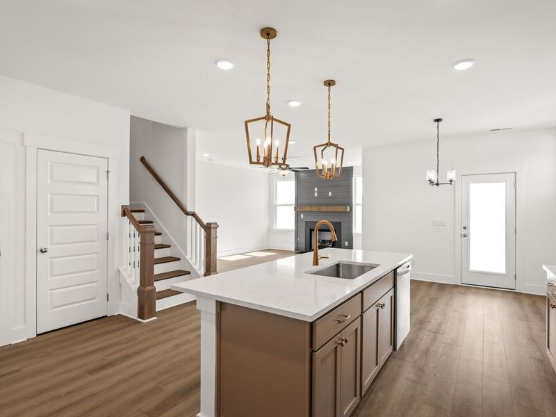 Furnished interior view inside a new home in Woods Crossing, Gallatin (Image 13).