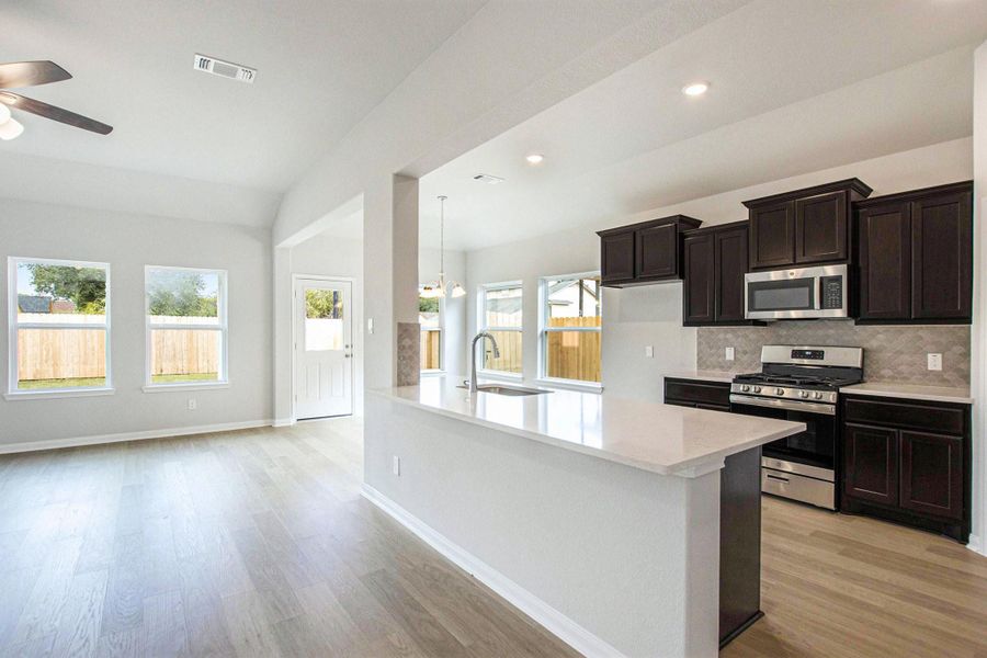 Furnished interior view inside a new home in , Bay City (Image 15).