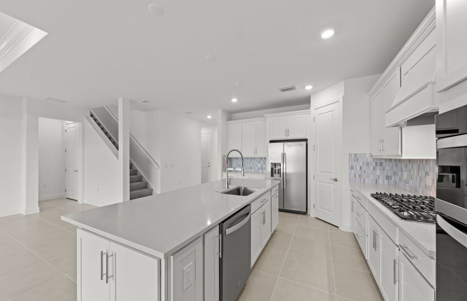 Furnished interior view inside a new home in TerraWalk at Babcock Ranch, Alva (Image 6). Furnished interior view inside a new home in TerraWalk at Babcock Ranch, Alva (Image 6).