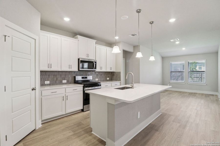 Furnished interior view inside a new home in Scenic Crest - Premier Series, Boerne (Image 12).