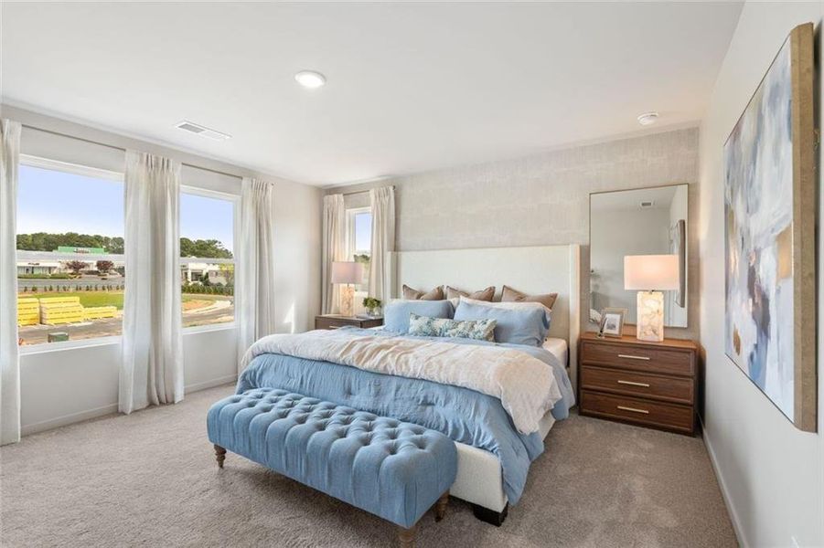 Furnished interior view inside a new home in Magnolia Square, Austell (Image 28).