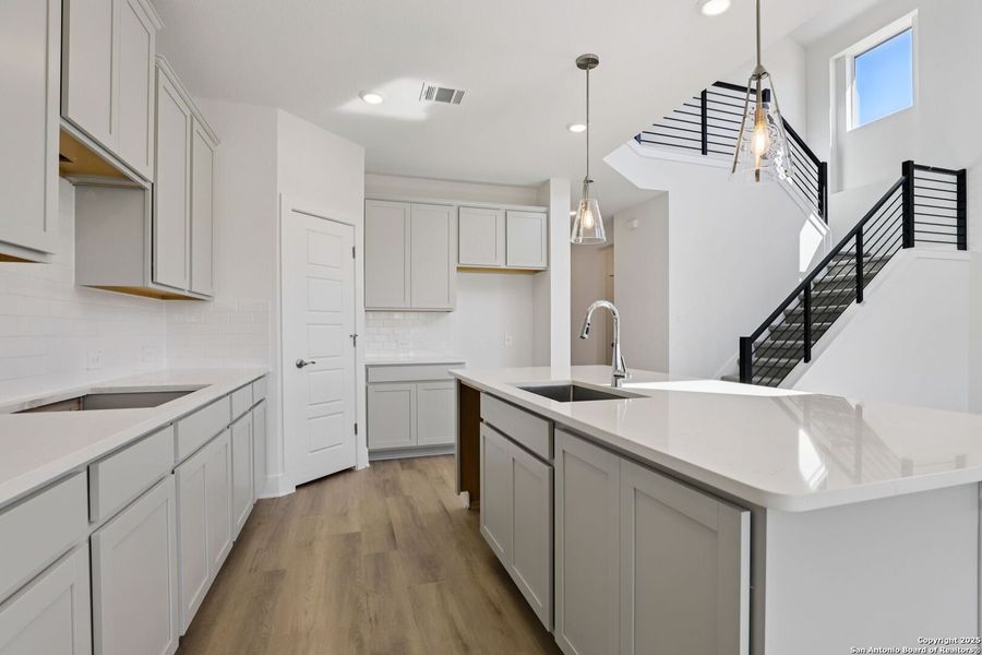 Furnished interior view inside a new home in Carmel Ranch, Schertz (Image 9).