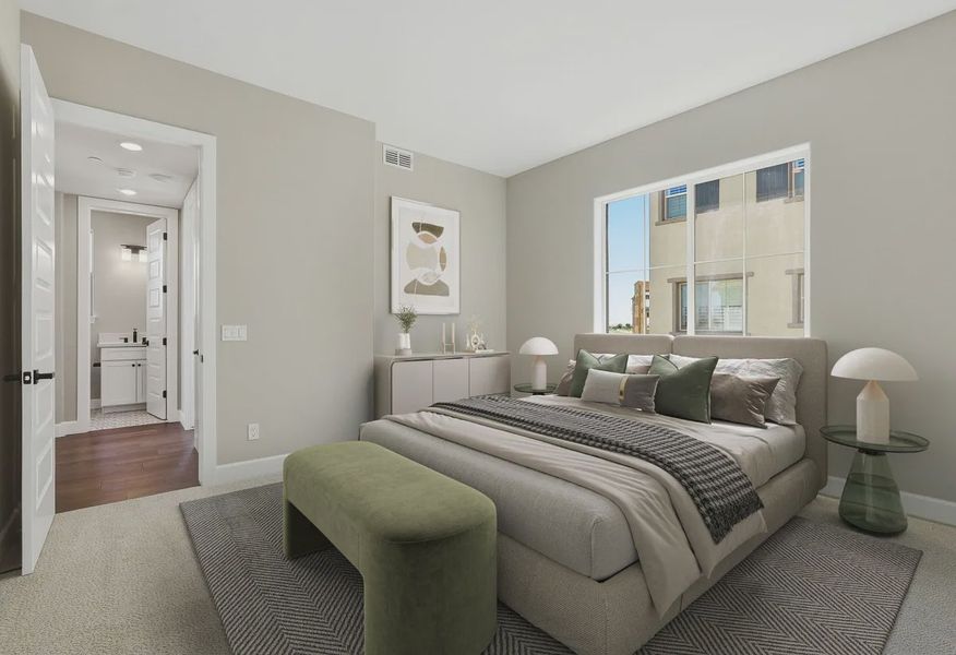 Virtually Staged Encanterra Vantage HS 2533 Primary Bed - 6 of 16