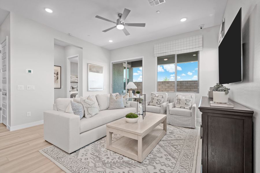 Representative furnished interior of a home built from the Cielo by Landsea Homes in Mira Vista at Victory, Buckeye (Image 9).