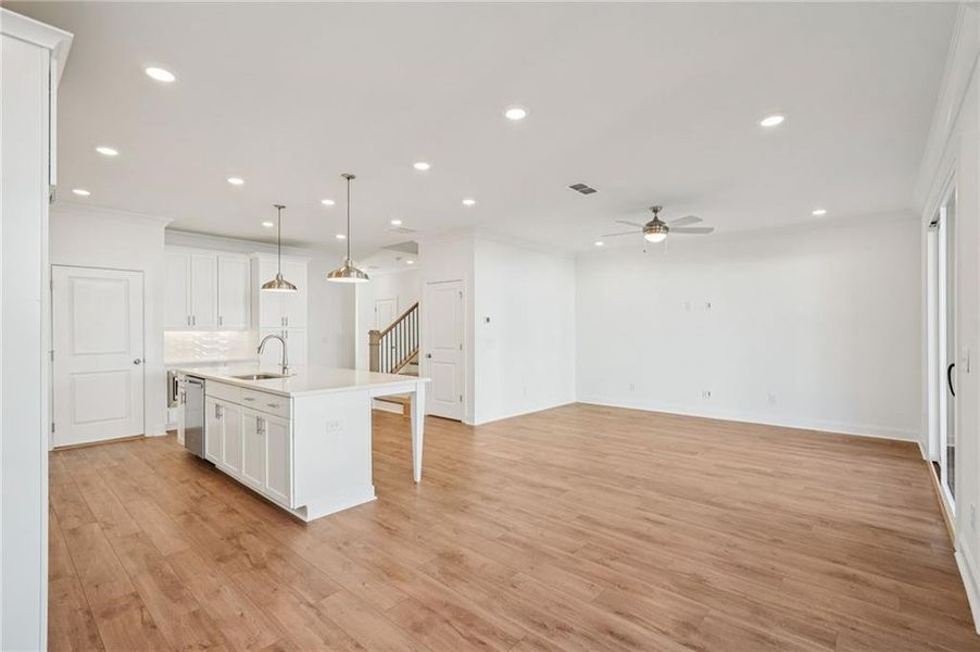 Spacious, unfurnished interior of a new home in Millcroft Townhomes, Buford (Image 21).