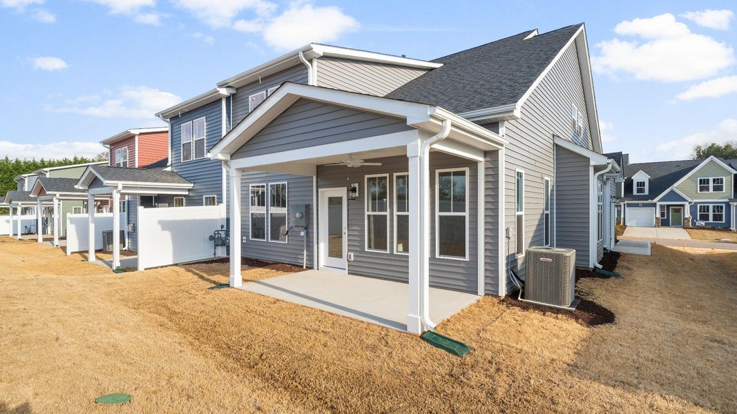 Covered Porch of The Lakehurst Design by DRB Homes Covered Porch of The Lakehurst Design by DRB Homes