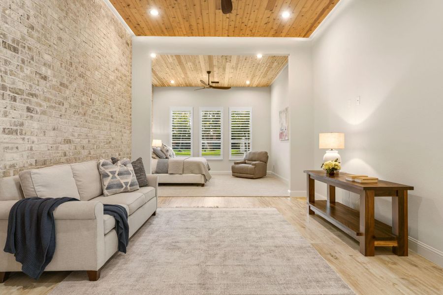 Furnished interior view inside a new home in , Tomball (Image 30).