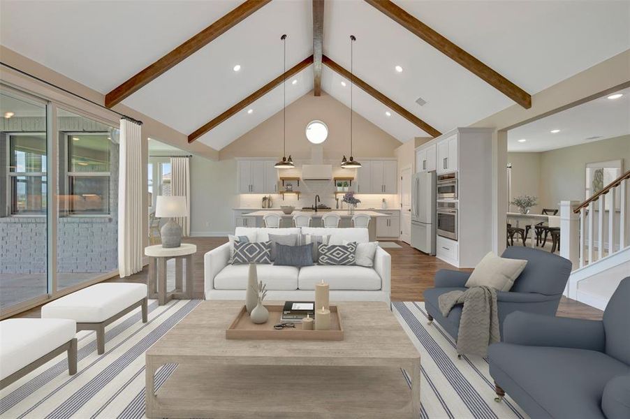 Furnished interior view inside a new home in Elevon, Lavon (Image 25).