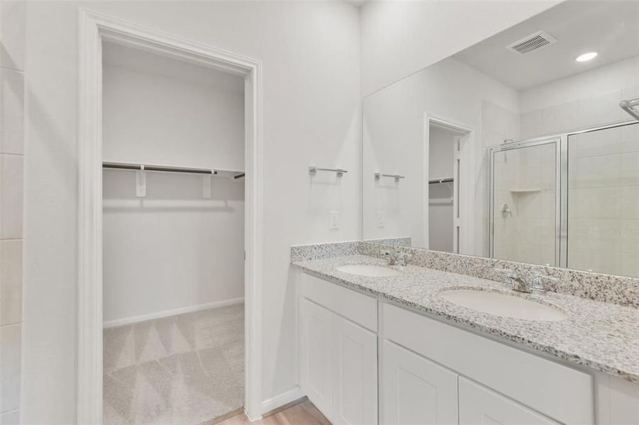 Furnished interior view inside a new home in Lakes at Black Oak, Magnolia (Image 21).