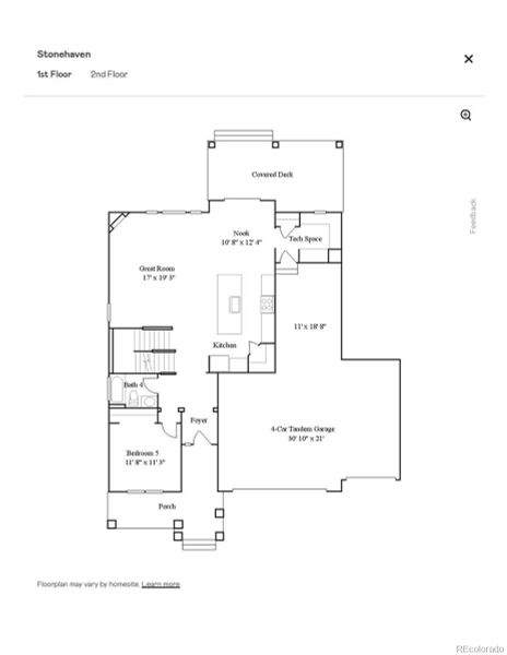 2D floor plan layout of this home in Macanta, Castle Rock, CO (Image 2). 2D floor plan layout of this home in Macanta, Castle Rock, CO (Image 2).
