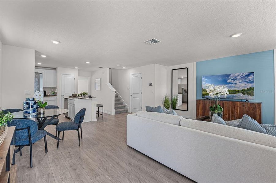 Furnished interior view inside a new home in Evergreen Park, Kissimmee (Image 24).