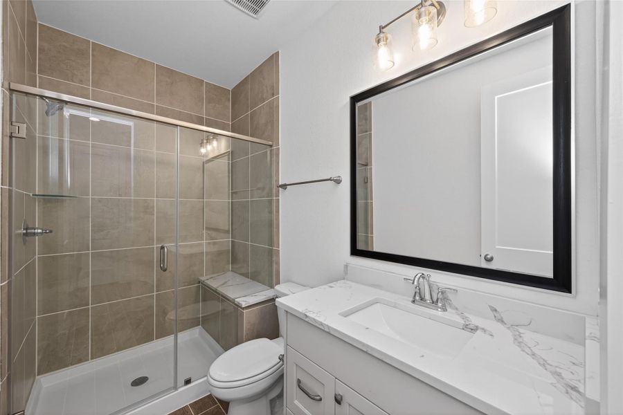 Furnished interior view inside a new home in Artavia, Conroe (Image 13).