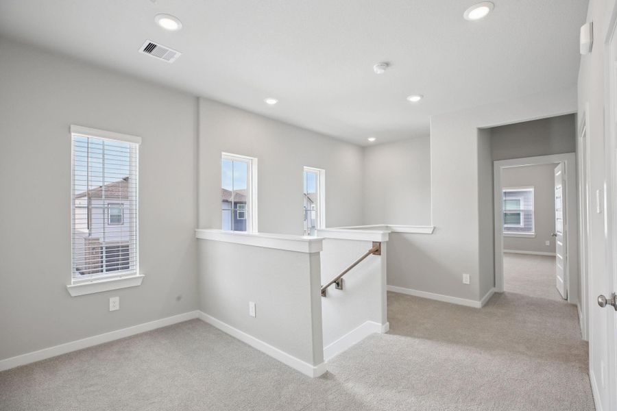 Spacious, unfurnished interior of a new home in Spring Brook Village - City Series, Houston (Image 24).