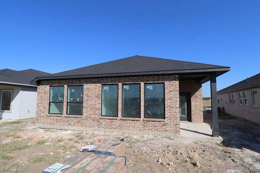 Exterior details and patio area of a home in Austin Point, Richmond (Image 2). Exterior details and patio area of a home in Austin Point, Richmond (Image 2).