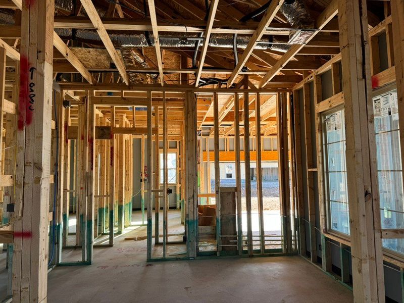 In-progress construction of a new home in Rocky Top, Krum, TX (Image 8).