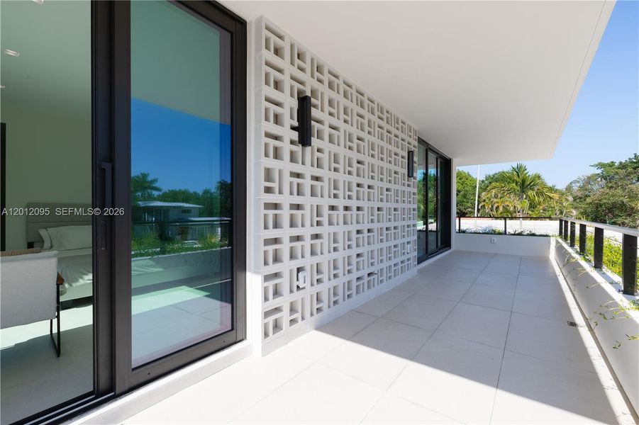 Exterior details and patio area of a home in , Miami Shores (Image 3). Exterior details and patio area of a home in , Miami Shores (Image 3).