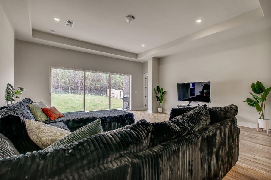 Furnished interior view inside a new home in , San Marcos (Image 8).