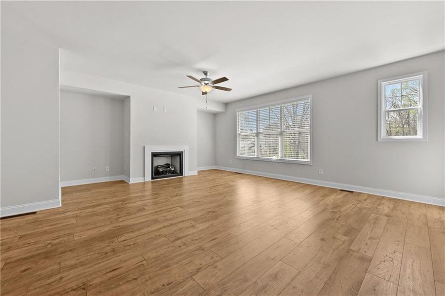 Spacious, unfurnished interior of a new home in , Sugar Hill (Image 45).