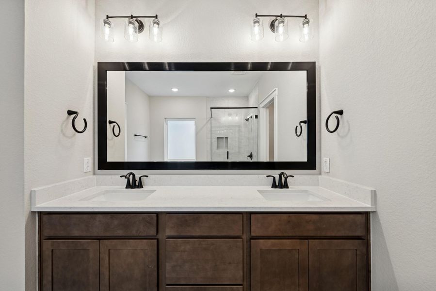 Furnished interior view inside a new home in , Katy (Image 12).