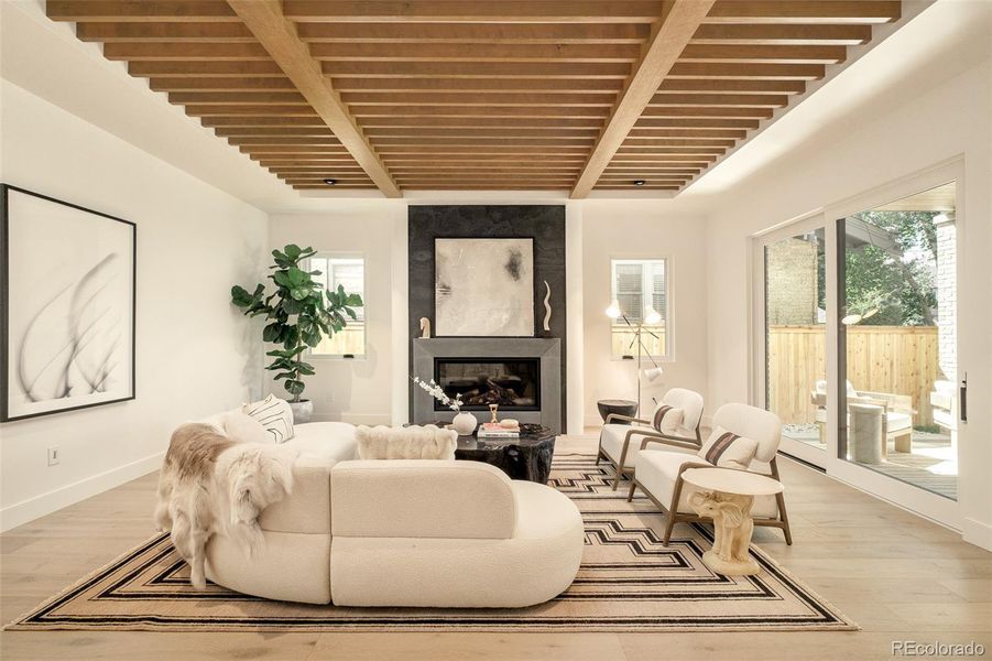 Furnished interior view inside a new home in , Denver (Image 4).