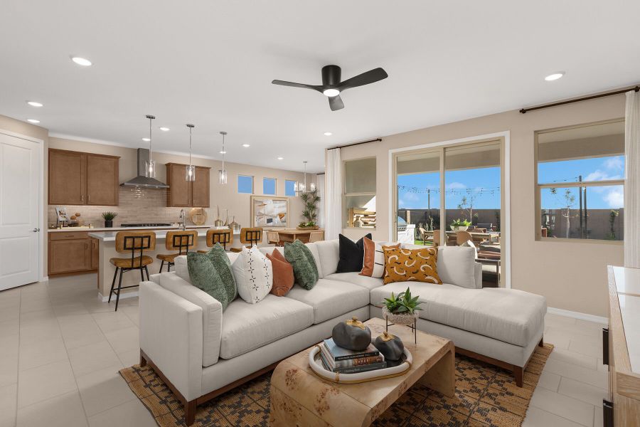 Representative furnished interior of a home built from the Ash by Mattamy Homes in Bella Vista Farms, Queen Creek (Image 7).