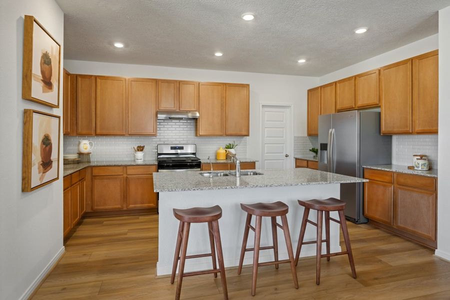 Representative furnished interior of a home built from the 1965 Modeled by KB Home in Brighton Preserve, Hockley (Image 6).