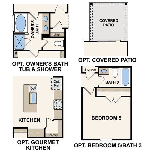 2D floor plan layout of this home in Averitt Landing, Lebanon, TN (Image 4).