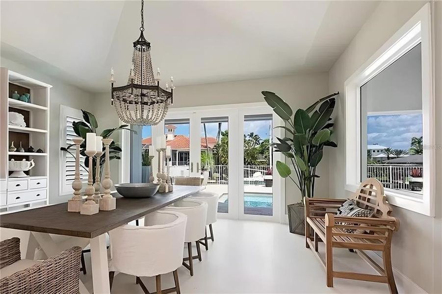 Furnished interior view inside a new home in , Sarasota (Image 8).