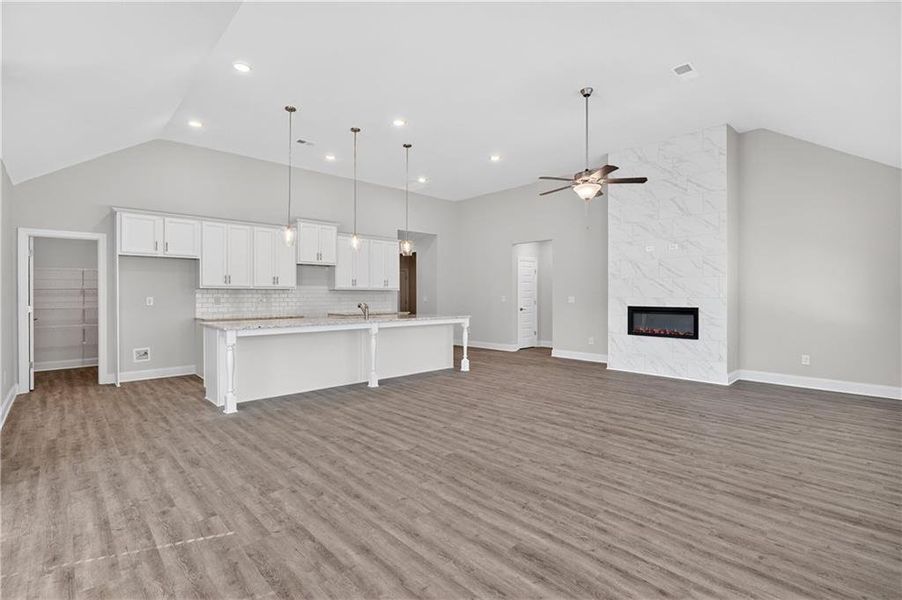 Spacious, unfurnished interior of a new home in , Gray (Image 12).
