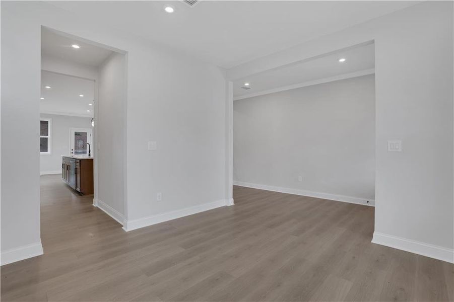 Spacious, unfurnished interior of a new home in The Paddocks at Doc Hughes, Buford (Image 40).