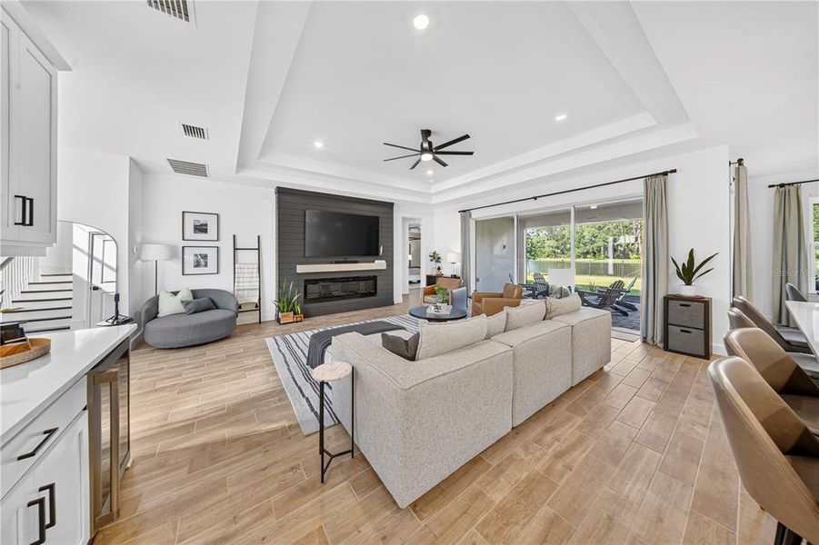 Furnished interior view inside a new home in , Wesley Chapel (Image 12).