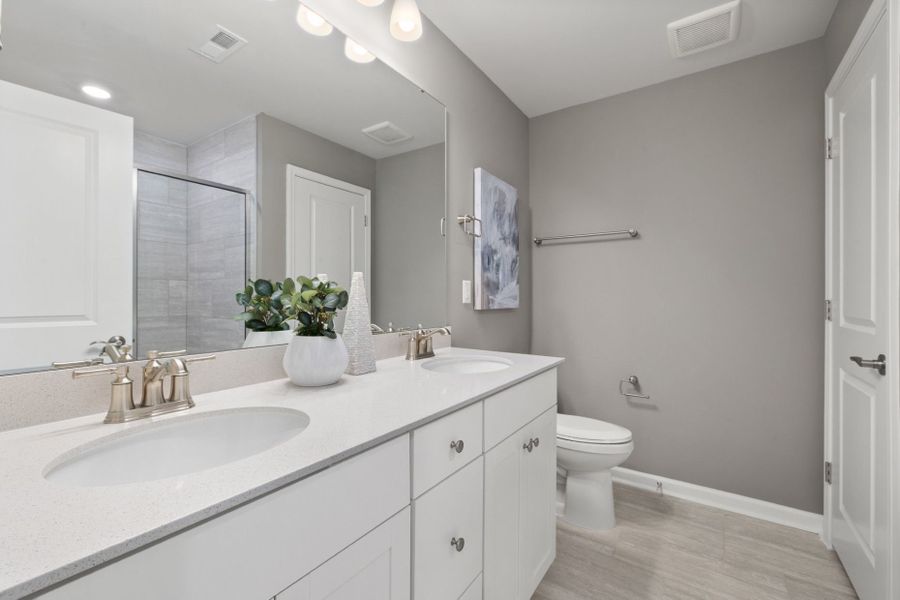Representative furnished interior of a home built from the Scarlett by Pulte Homes in The Preserve at Marks Creek, Knightdale (Image 9).