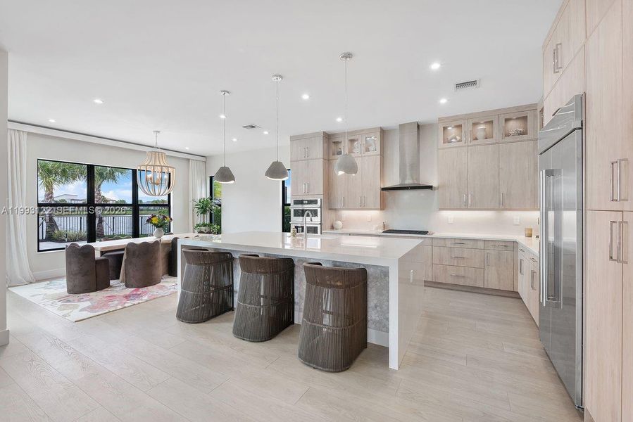 Dining Table and Island Seating