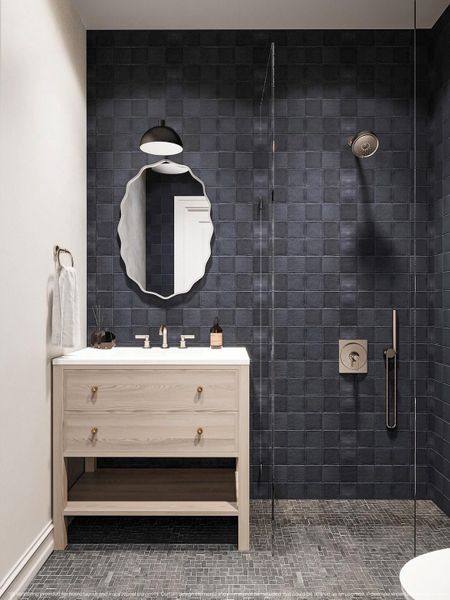 Furnished interior view inside a new home in , Charleston (Image 35).