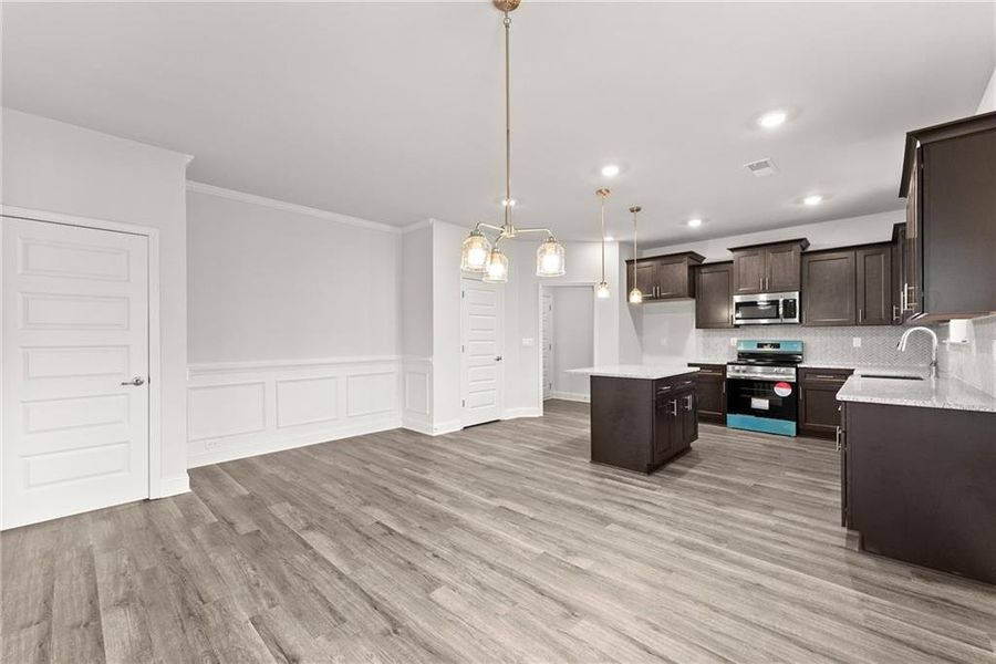 Furnished interior view inside a new home in Magnolia Villas, Cornelia (Image 9).