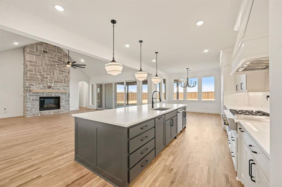 Furnished interior view inside a new home in , Haslet (Image 11).