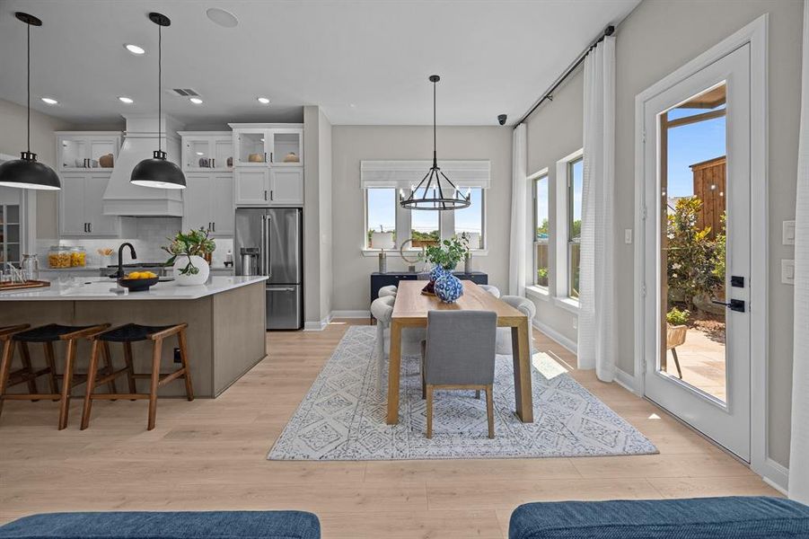 Furnished interior view inside a new home in Greenville Heights, Dallas (Image 18). Furnished interior view inside a new home in Greenville Heights, Dallas (Image 18).