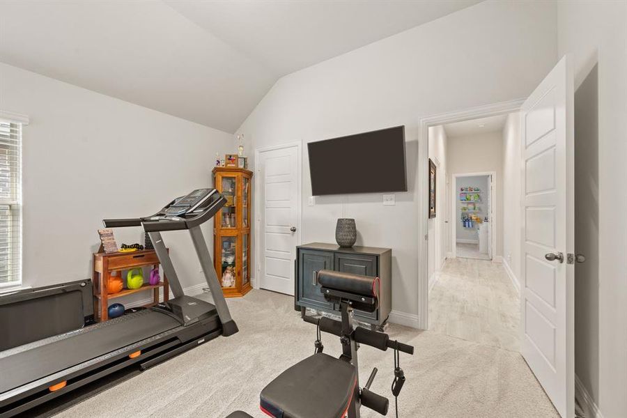 Furnished interior view inside a new home in Timberbrook, Justin (Image 32).