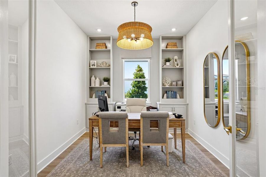 Furnished interior view inside a new home in Northlake at Ovation, Winter Garden (Image 24).